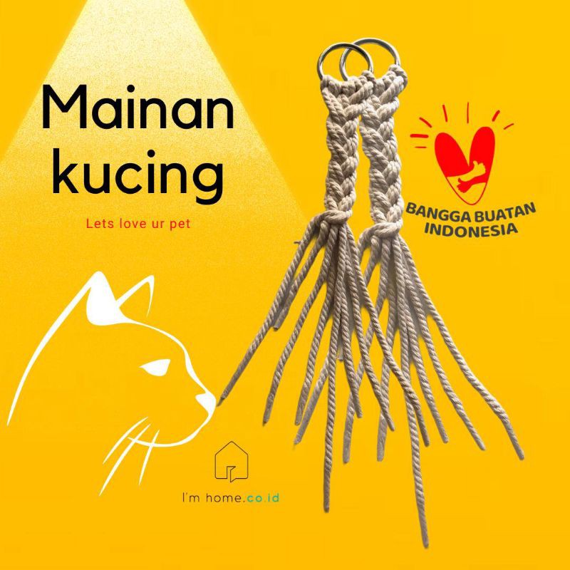 READY STOCK Mainan Kucing asli indonesia bangga produk indonesia pet toys hobby kucing playground