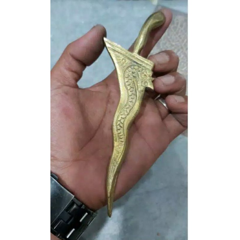 KERIS ANTIK MINI FULL KUNINGAN