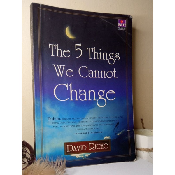 

The 5 Things We Cannot Change | Buku Bacaan Murah | Buku Self Improvement