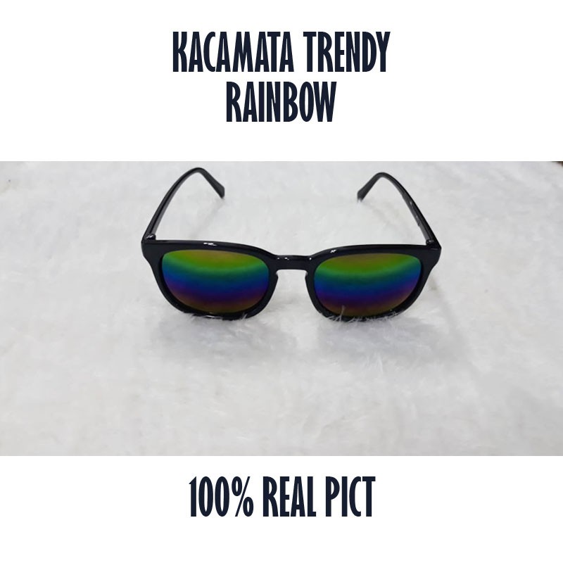 TERMURAHH!!!Kacamata Fashion / Kacamata anti Sinar UV/ Kacamata Gaya / Rainbow / nastushaa