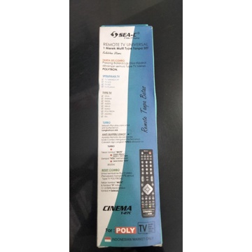 Remote TV Polytron/Sharp/LED/LCD/Tv Tabung SEA-C T-27C/SEA-C T-27BK/TU 4B