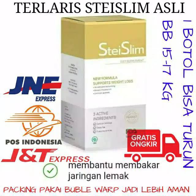 Stei Slim Pelangsing badan BPOM Original