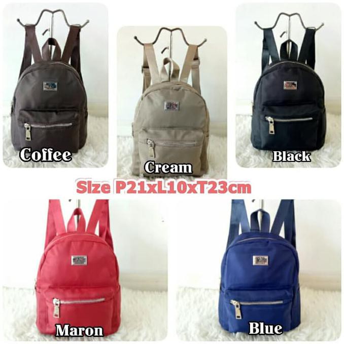 Promo Kl840 Tas Wanita Import Ransel Mini Klum High Quality