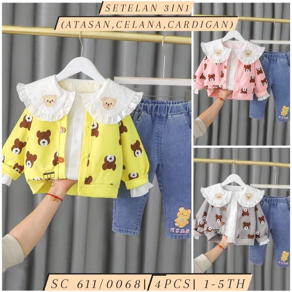 Grosir Baju Anak Import / Seri 4 X 92 / 1 - 5 Tahun / Grosir Setelan Anak Import / Atasan Anak Impor