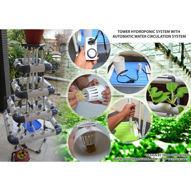 Tower Hydroponic kits / NFT / Tower Hidroponik kits urbanf44 Juara