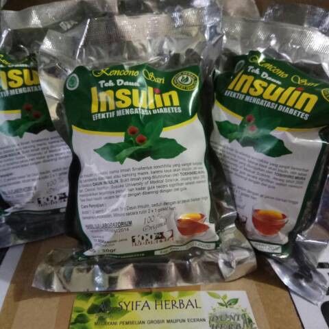 

Teh Curah Daun Insulin kencono Sari