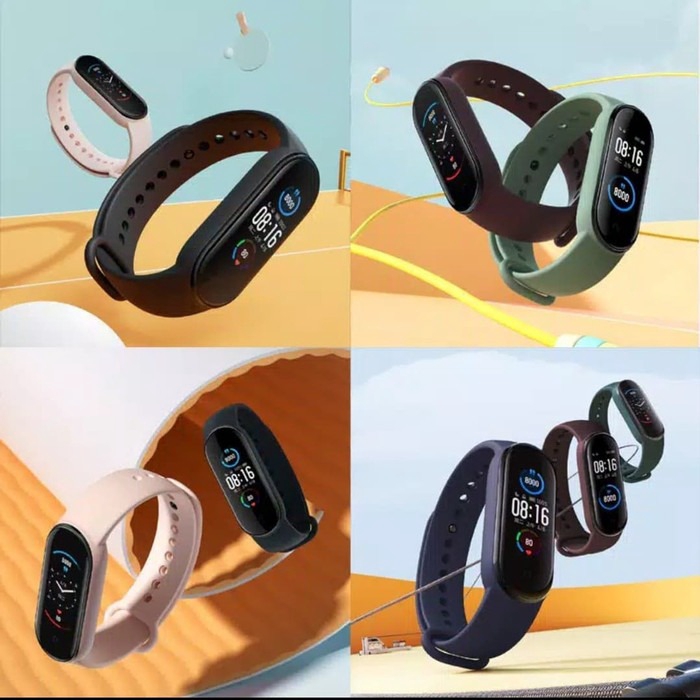 Strap Mi Band 3 4 5 6 Tali MiBand Tali Jam Xiaomi Band Pengganti