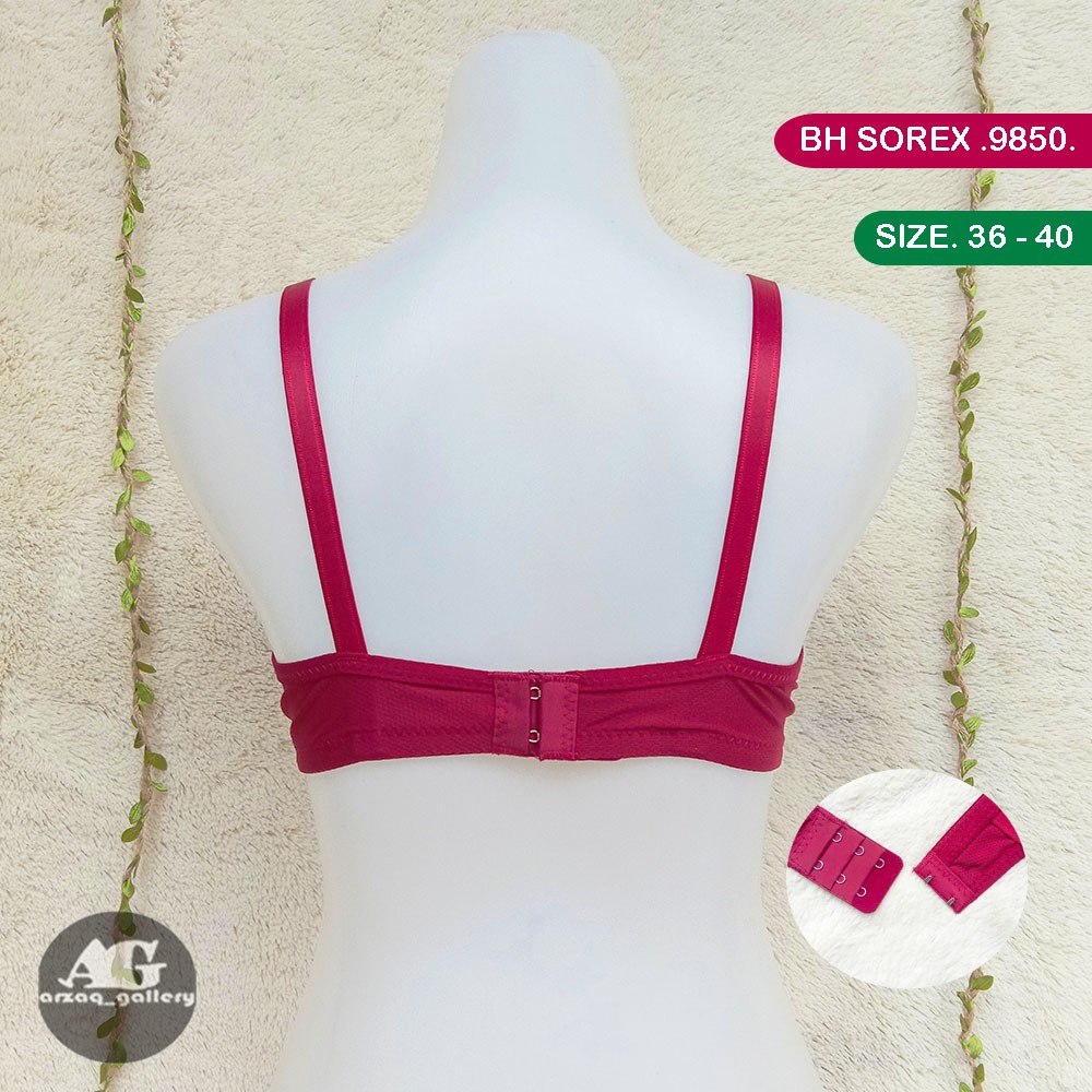 BH SOREX 9850 | Bra sorex kancing dua bh sorex motif pori | Bh Wanita | Bra Wanita | Pakaian Dalam Wanita