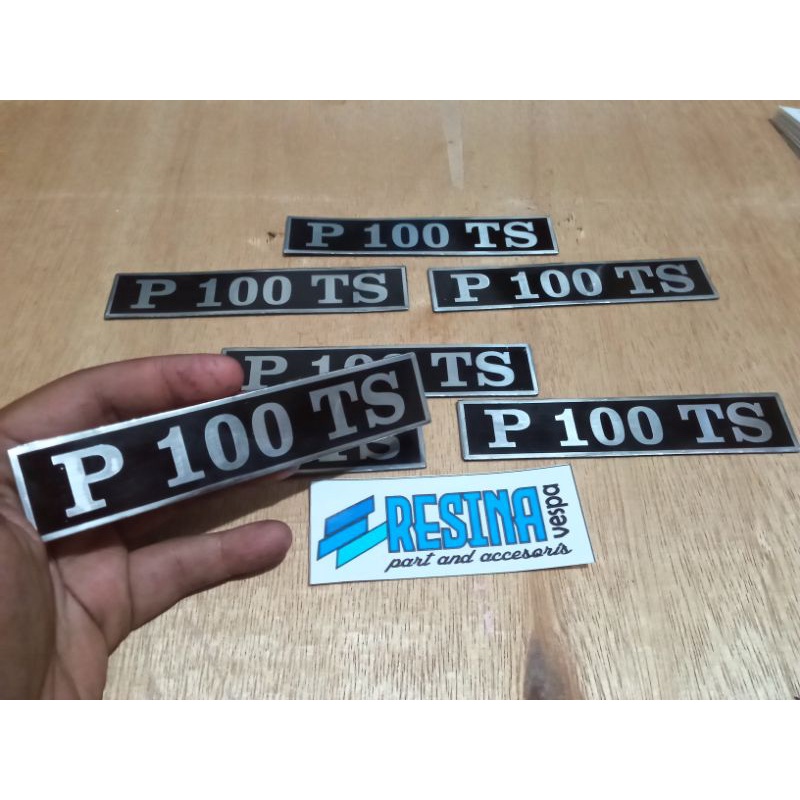 Emblem vespa tepong pts spesial 100 smallframe Bahan bagus