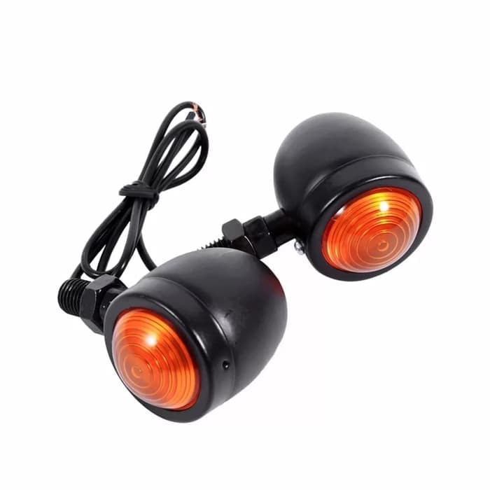LAMPU SEN SEIN BULAT KLASIK HITAM UNIVERSAL CB CB150R RX KING TIGER VIXION
