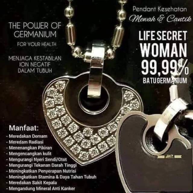 Pendant Mci LSW Love (Hati) Perempuan