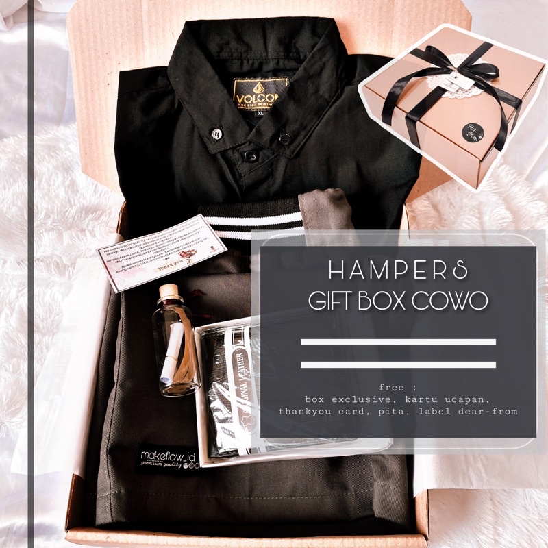 

HAMPERS COWOK HAMPERS HADIAH ULANG TAHUN KADO ULANG TAHUN COWOK GIFT BOX