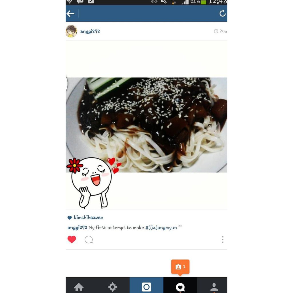

GGLB (INCLUDE DANMUJI) HOMEMADE JAJJANGMYEON /MIE KEDELAI HITAM KOREA HALAL RJ4I