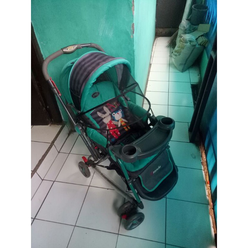 stroller pliko grande second preloved