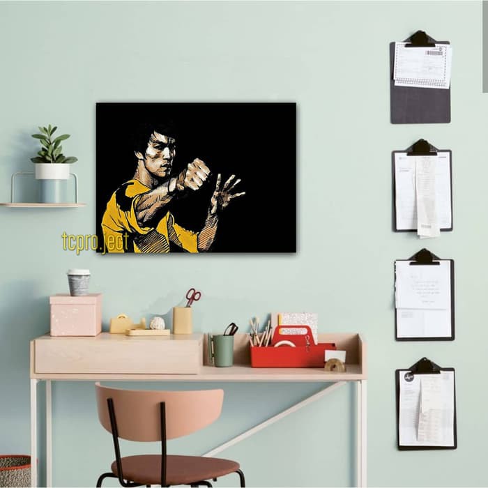 POSTER BRUCE LEE - TOKOH LEGENDA KUNGFU - HIASAN DINDING
