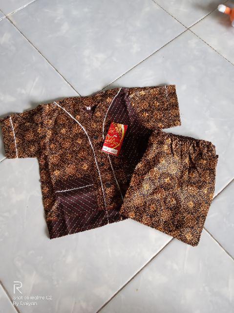 Setelan Piyama Batik Anak