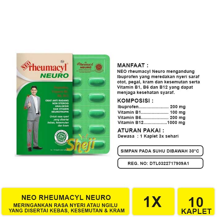 NEO RHEUMACYL NEURO 1 BLISTER ISI 10 KAPLET