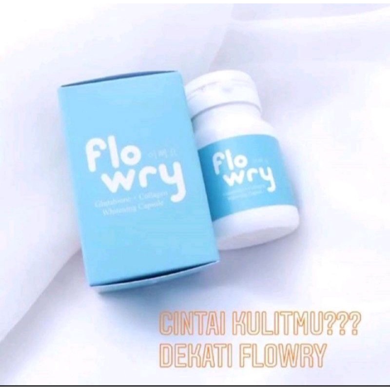 PEMUTIH BADAN FLOWRY WHITENING CAPSULE/COLLAGEN