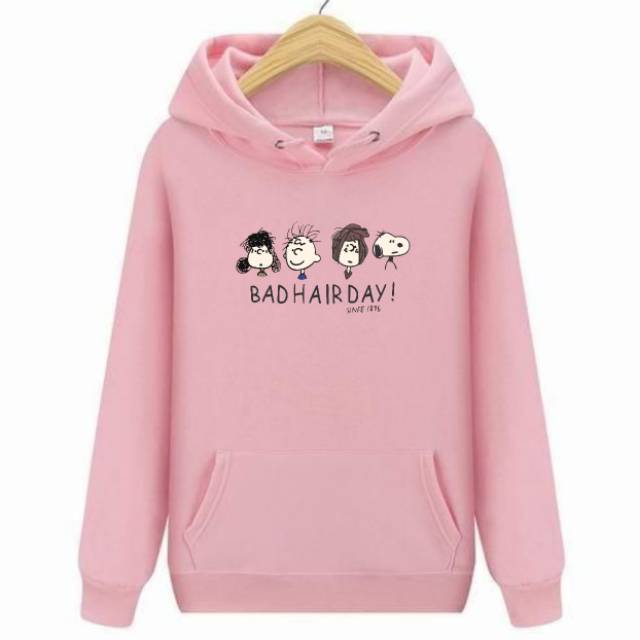 HOODIE WANITA PRIA BAD HAIR DAY / HOODIE UNISEX