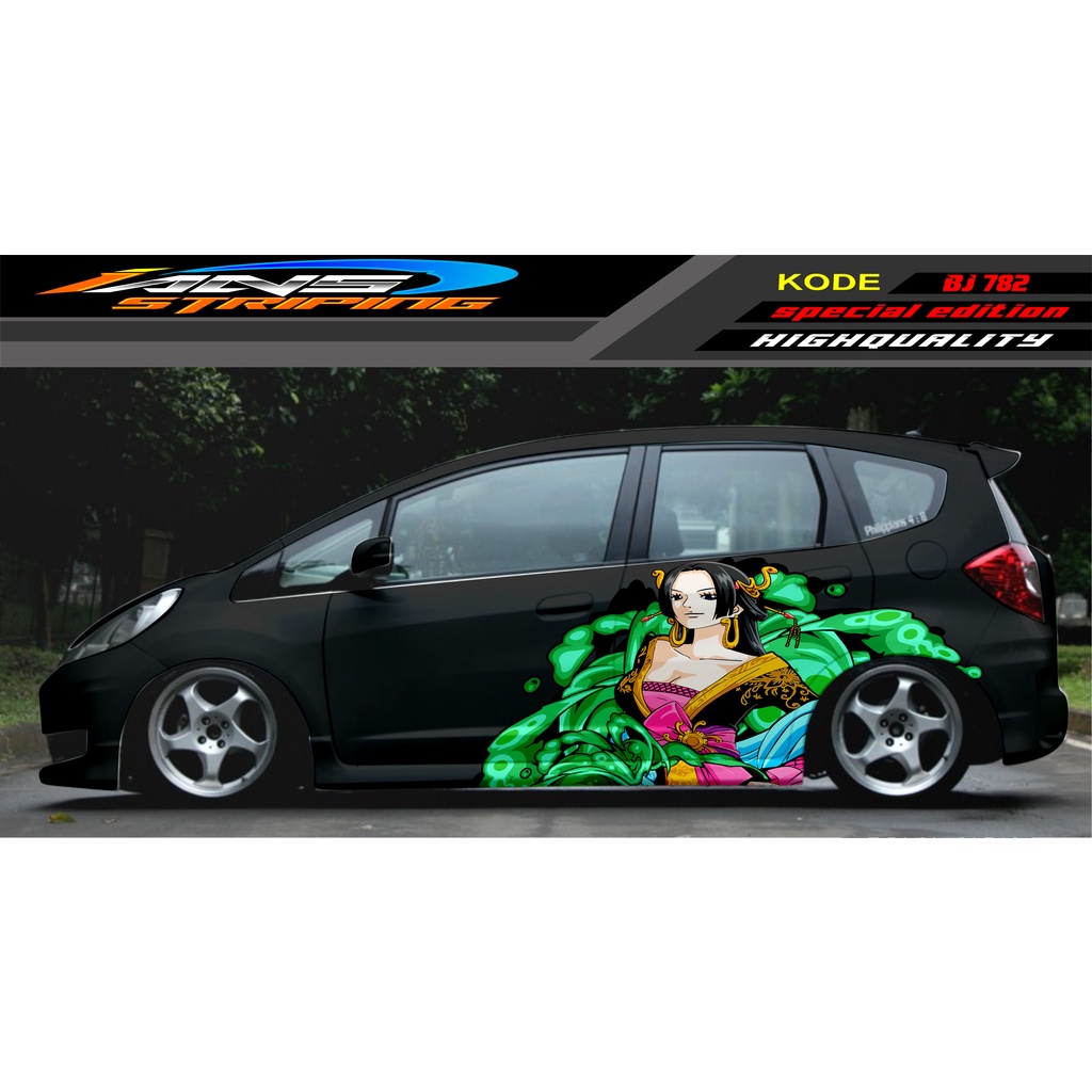 VARIASI STICKER MOBIL JAZZ BRIO AVANZA SIGRA YARIS / STIKER VARIASI MOBIL / MODIF STICKER MOBIL