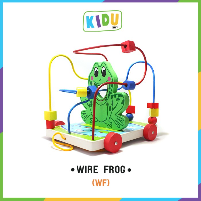 Mainan Anak Edukasi Motorik Kayu Edukatif / Mainan Wire Alur / Mainan Wire Anak Games Kidu Toys