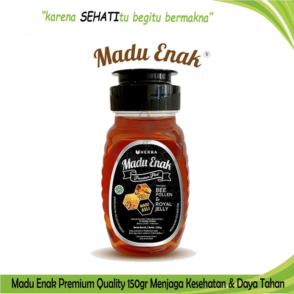 Madu Enak Premium Plus Bee Polen Royal Jelly 150 Gram