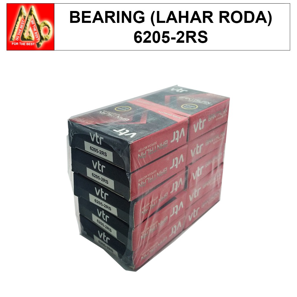 6205-2RS / Bearing (Bantalan) (Lahar Roda) / VTR