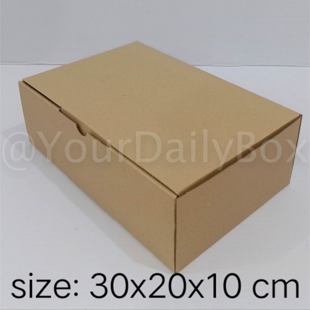 

[isi 10 pcs] Kardus Kotak Packing diecut uk. 30x20x10 cm PROMO, MURAH