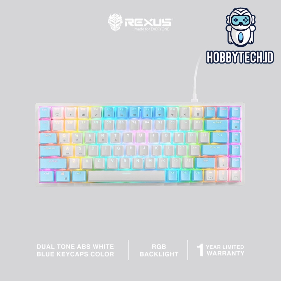 Rexus Keyboard Gaming Mechanical Daxa M84 / M-84 Classic