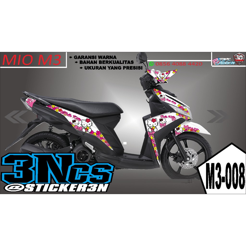 Decal Full Bodi Mio M3 Hello Kitty