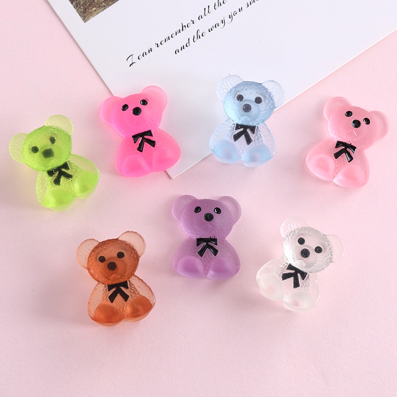 Little bear 1 Pc Aksesoris Stiker Gesper Sepatu crocs clog jibbitz diy charm pin