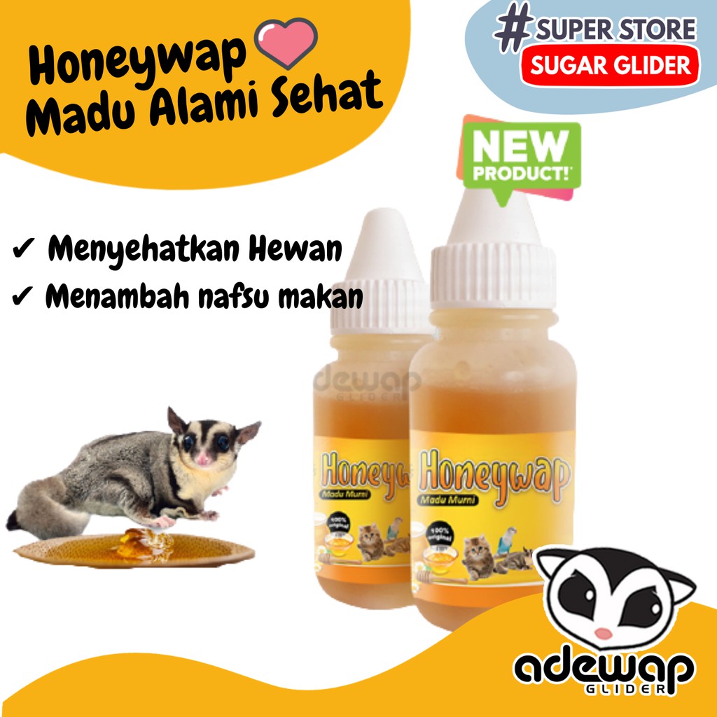 ADEWAP GLIDER Honeywap Madu Murni Sugar Glider - 30ml