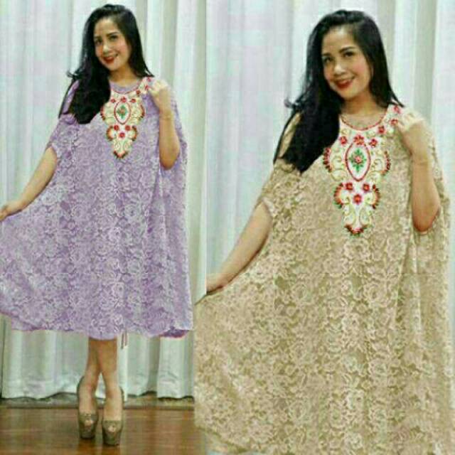 Brukat Dress Nagita / dress artis nagita / baju bahan brukat