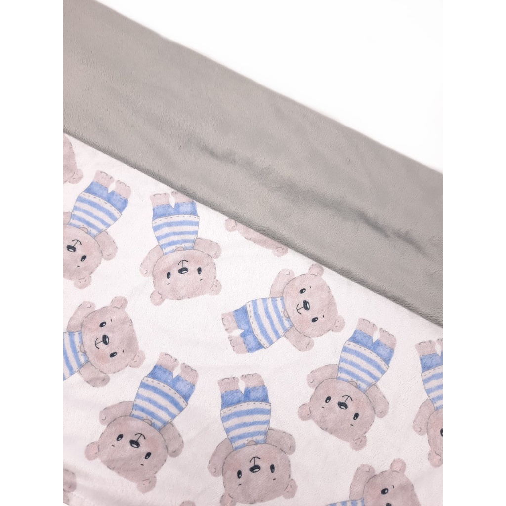 Fluffy Water Color Printing - Selimut Printing Bayi