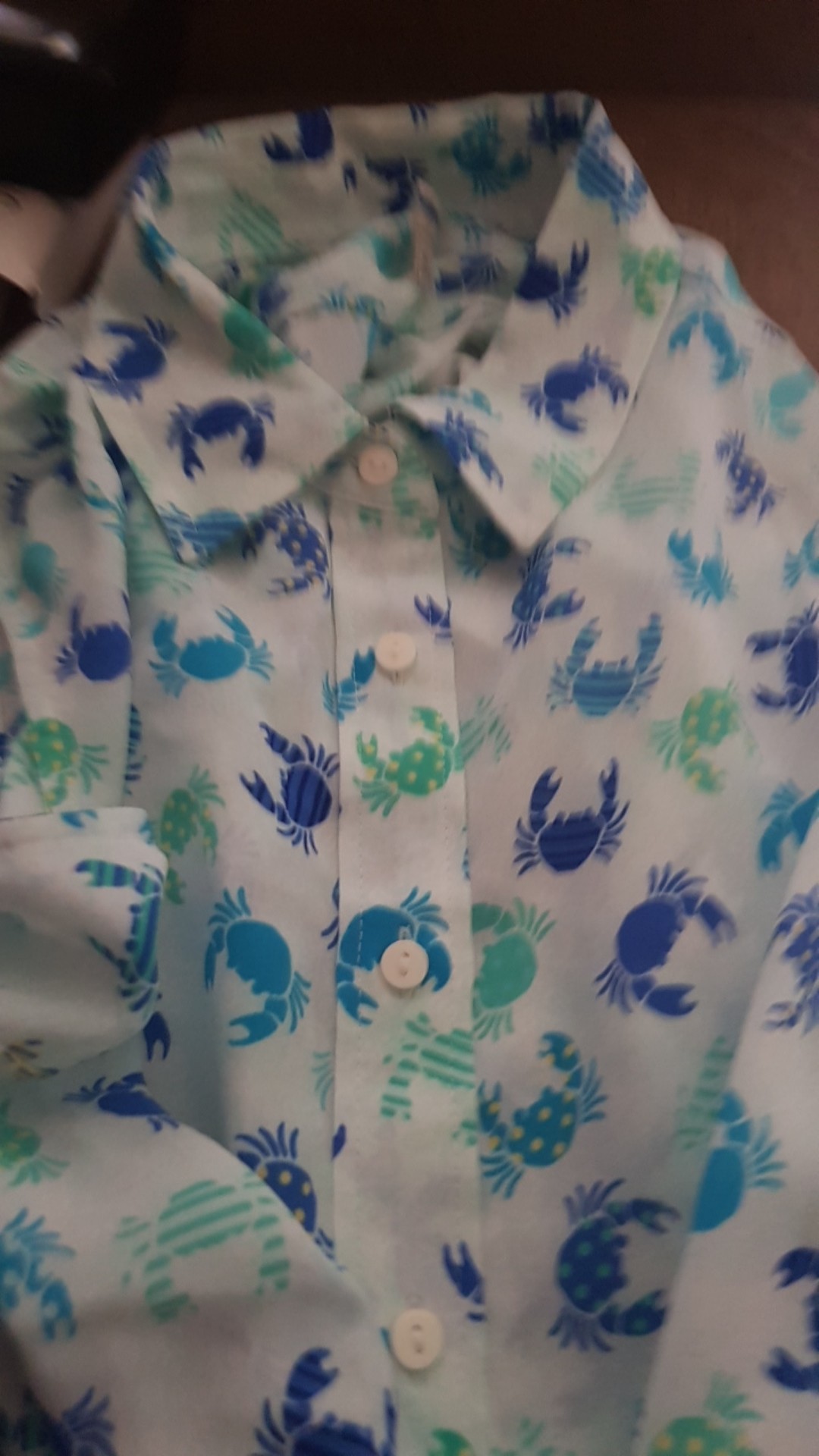 2685 - Talbots Printed Sleeveless Blouse | Tanktop Kerah