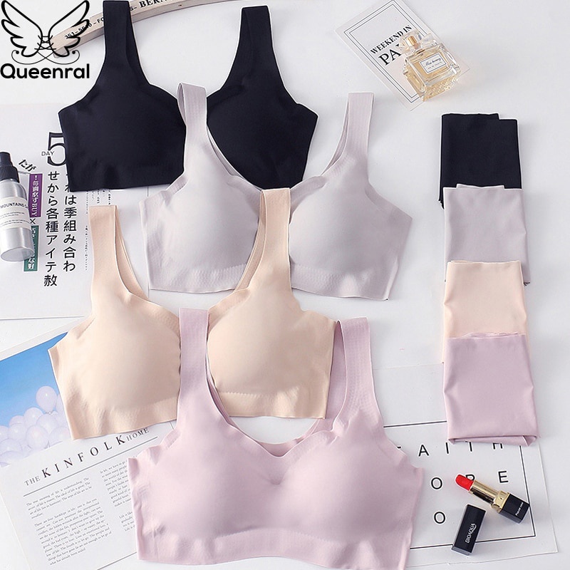 KINDSTORE❤ | Set Seamless Push Up Bra Padded Dan HANAE Celana Dalam