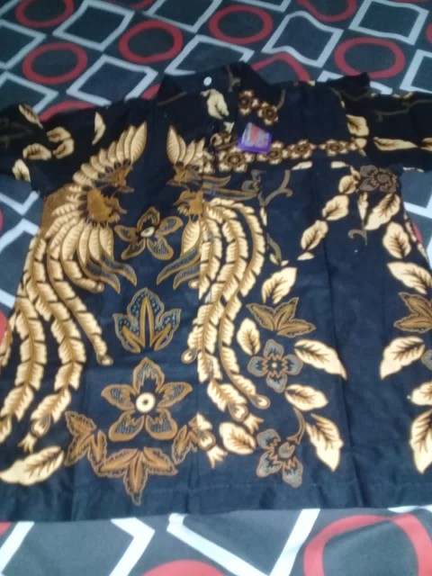 Maura Couple Sania Ruffle Batik Couple Batik Keluarga Set