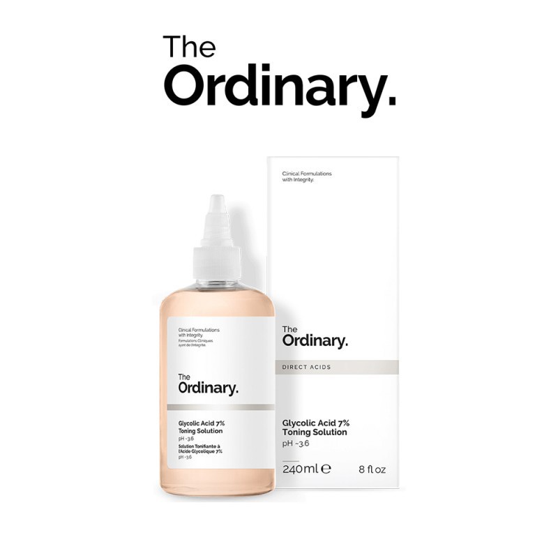 ORIGINAL The Ordinary Glycolic Acid 7% Toning Solution Toner Ordinary Korea