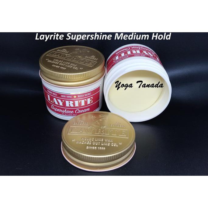 Eklusif Pomade Layrite Supershine Supershine Light Waterbased 4 Oz (Free Sisir Trendi