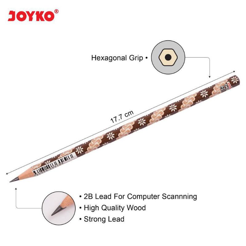 Pensil 2B Joyko P-98 Batik