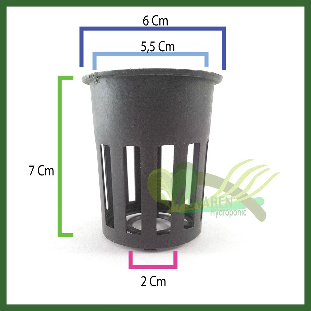 Netpot Hidroponik Diameter 6 cm - 50 biji