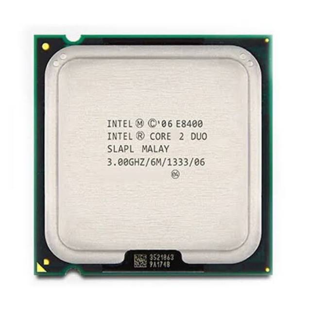 Prosesor Intel LGA 775 core 2 duo e8400 3.00 ghz