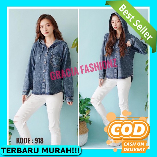 Tomorrow Jaket / Cc / Jacket Jeans Tomorrow Hoodie Wanita Denim Jaket Lepis Jins Jaket Hodie Cewe Ce