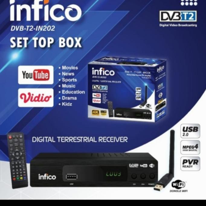 Set Top Box Tv Digital /Infico Dvd Digital Receiver Tv Tuner Digital Nikituku