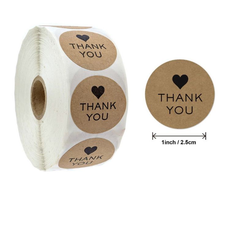

10pcs Sticker Thank You untuk Packing