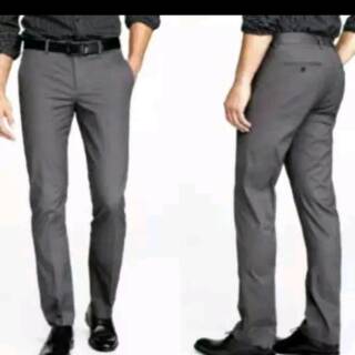  Celana  Formal Panjang Pria  Slimfit Warna  Hitam  Murah Size 