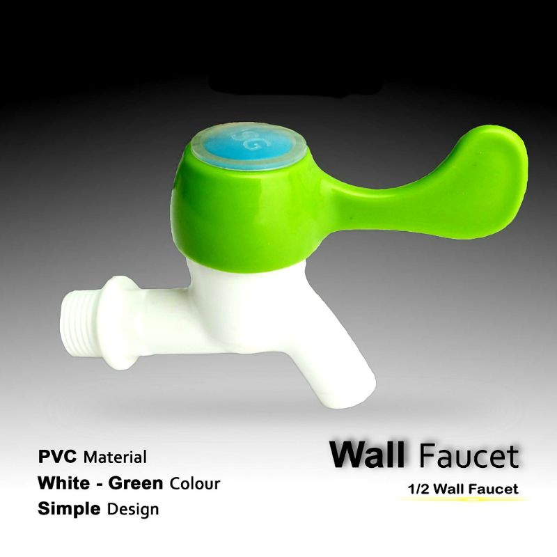 Kran Air Pvc 2 Way l Keran Jempol 1/2 Inch