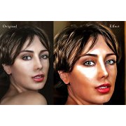 Oil Canvas Art - Photoshop Action