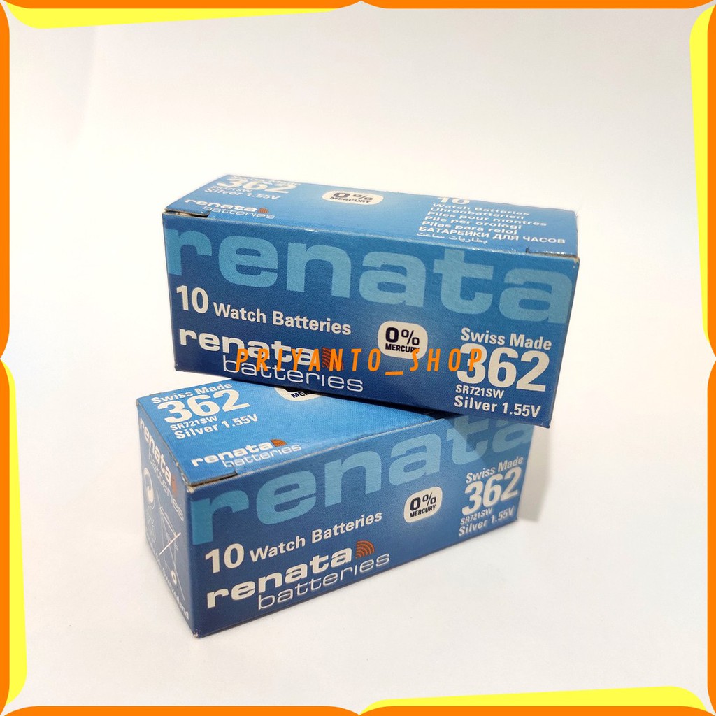 BATRE RENATA SR721SW SR721 SR 721 SW 362 BATTERY BATERAI ORIGINAL