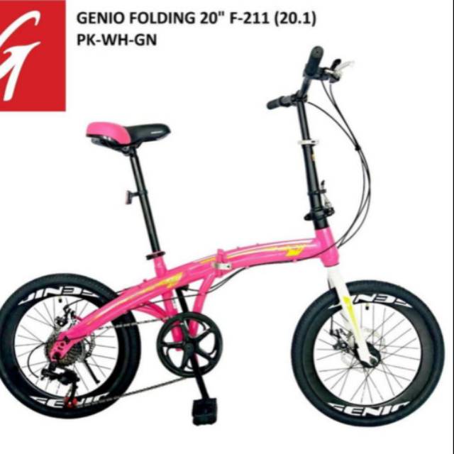 Sepeda lipat Genio F211 20 Inch